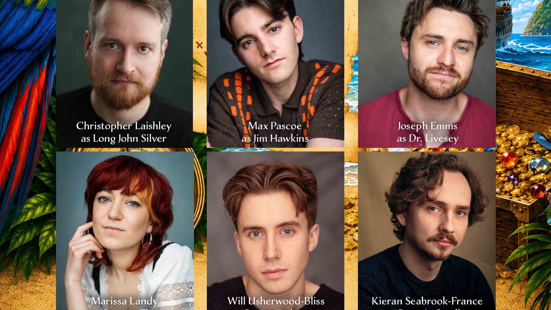 The Crew is Assembled! Meet the Cast of Treasure Island